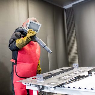 Spawanie i piaskowanie