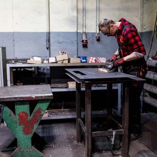 Spawanie i piaskowanie