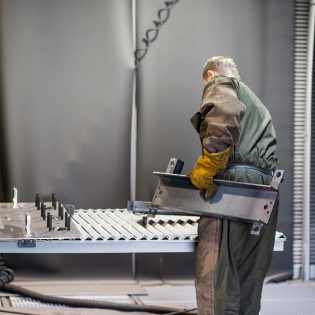 Spawanie i piaskowanie