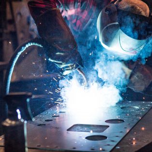 Spawanie i piaskowanie