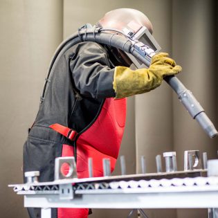 Spawanie i piaskowanie