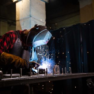 Spawanie i piaskowanie